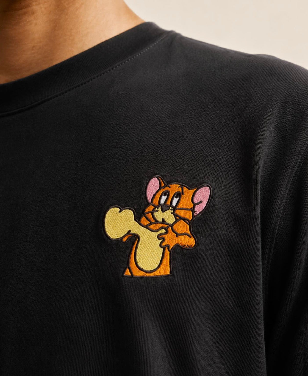 Jerry Embroidered Oversized T Shirt