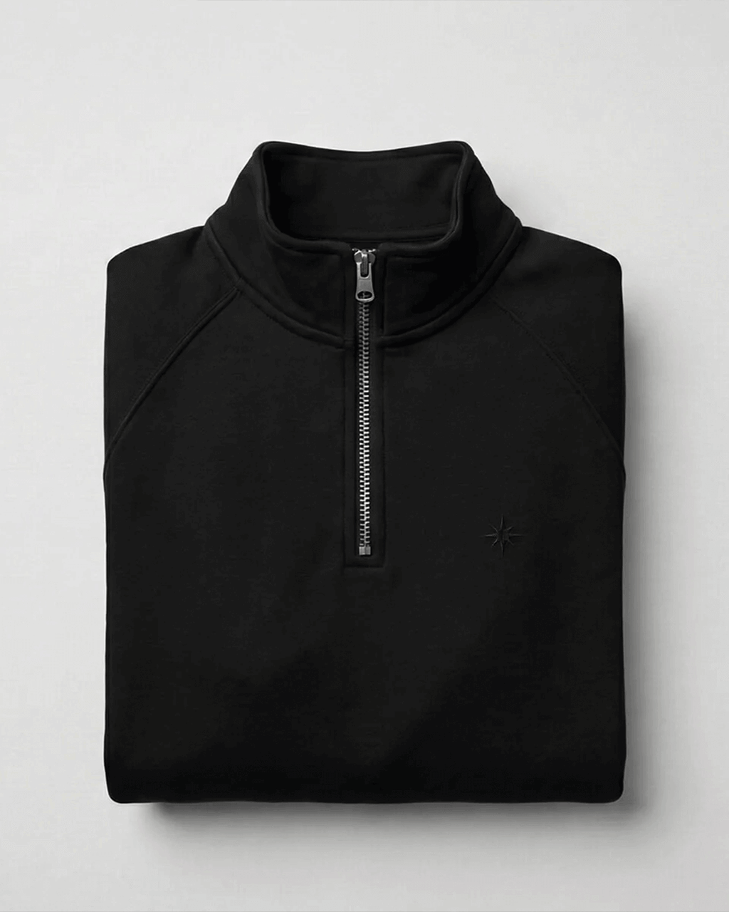 Quarter-Zip Black
