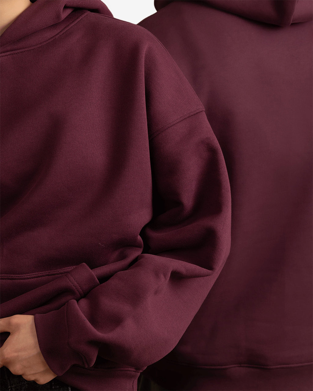 Premuim Burgundy Oversized Hoodie