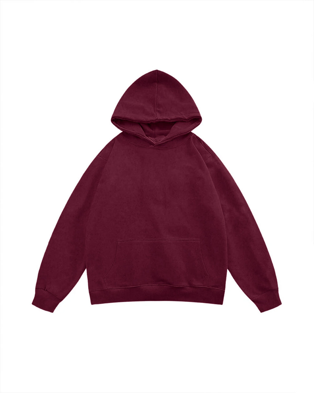 Premuim Burgundy Oversized Hoodie