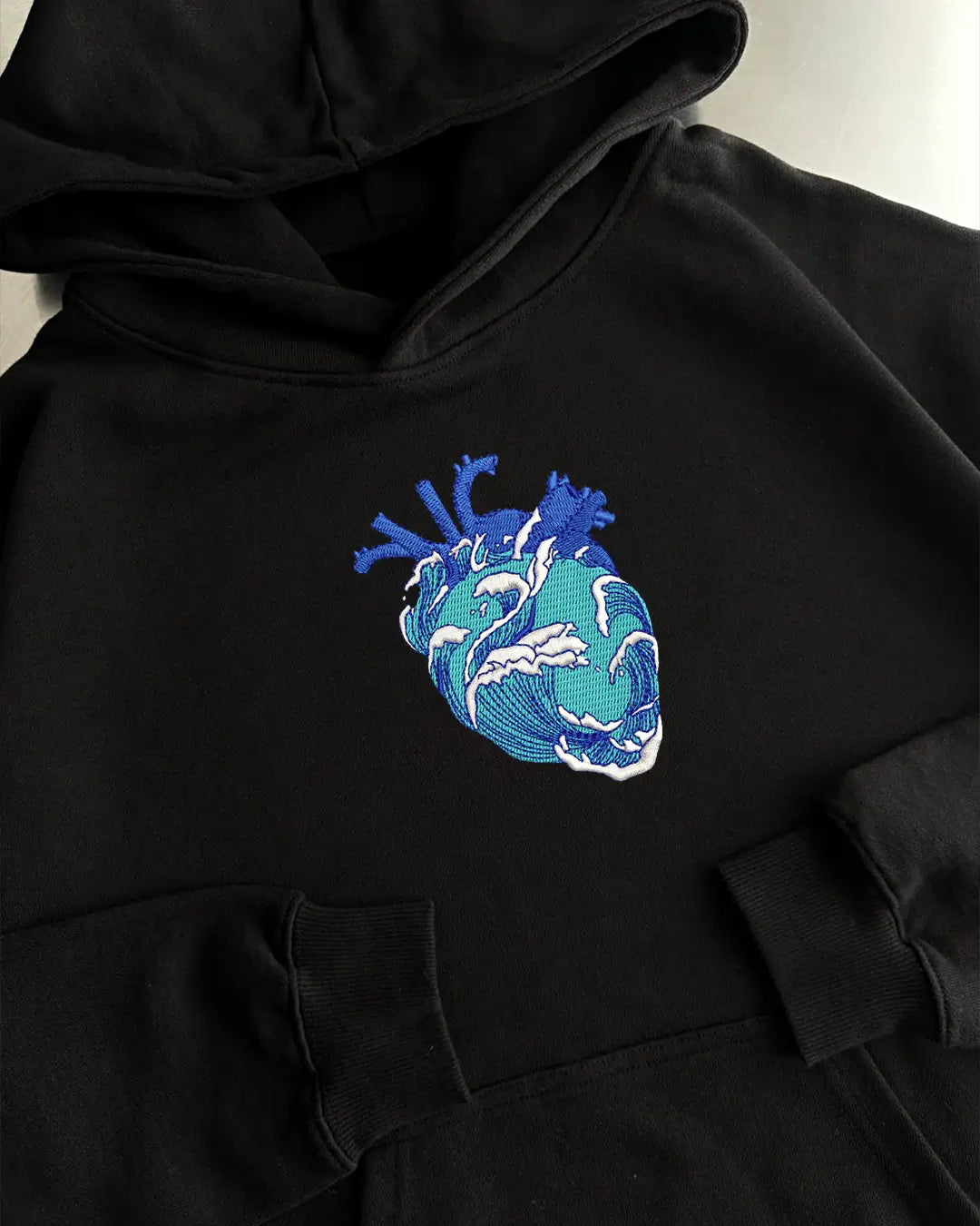 Ocean Heart Oversized Hoodie