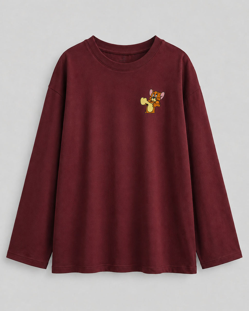 Jerry Oversized Long Sleeve T Shirt - Women's Fit - Pre Order