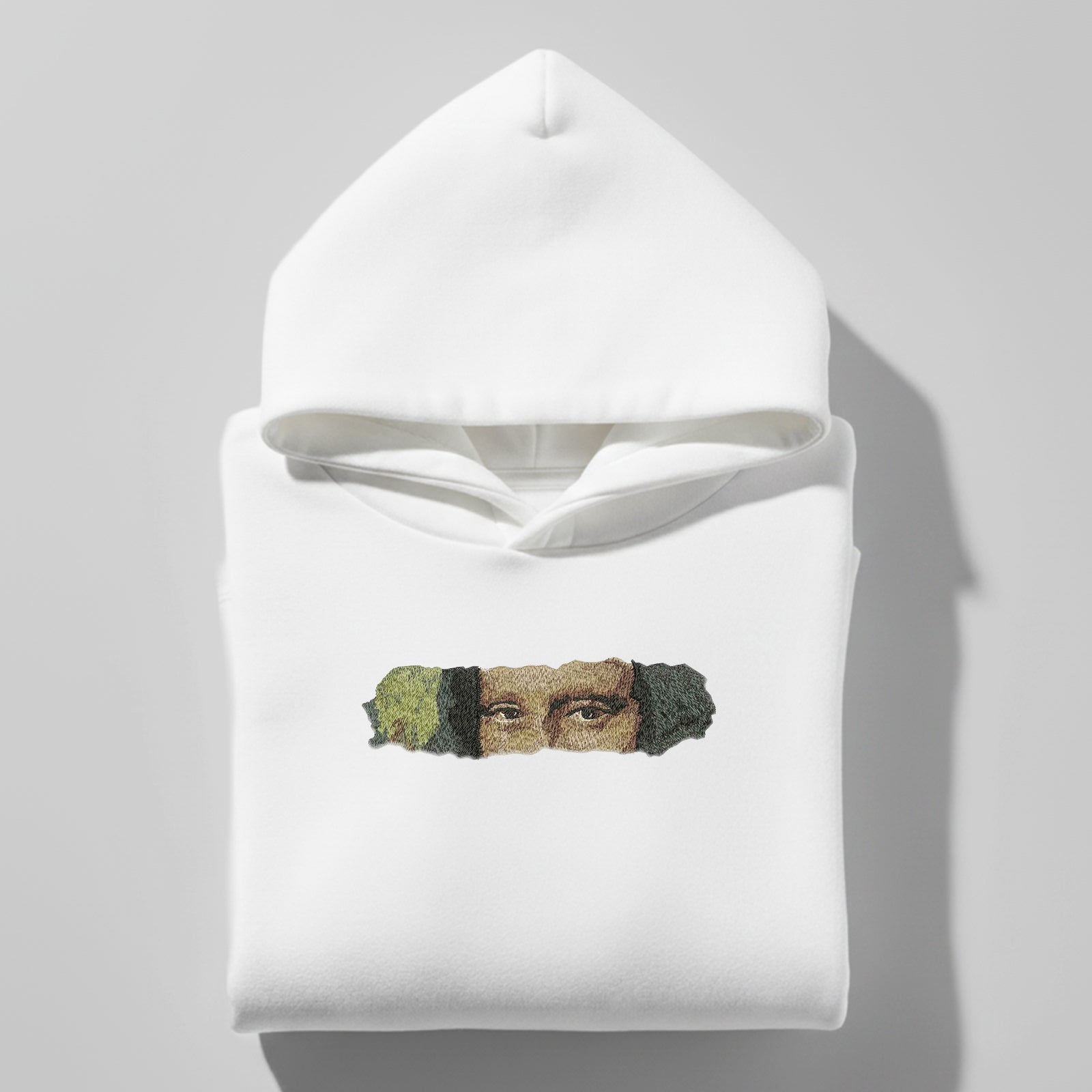 Mona Eyes White Hoodie