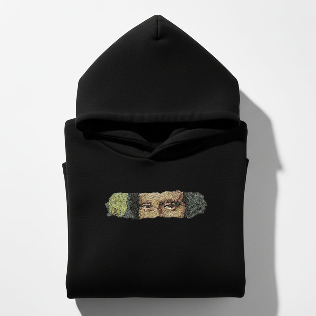 Mona Eyes Black Hoodie