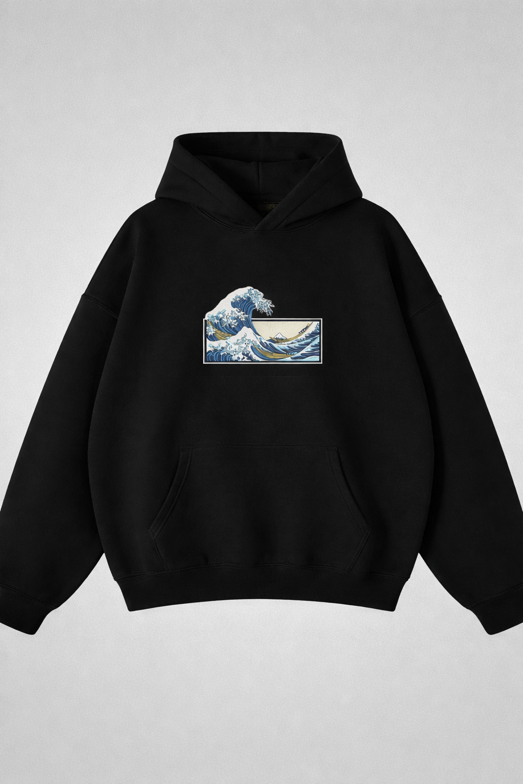The Great Wave Of Kanagawa Oversized Hoodie