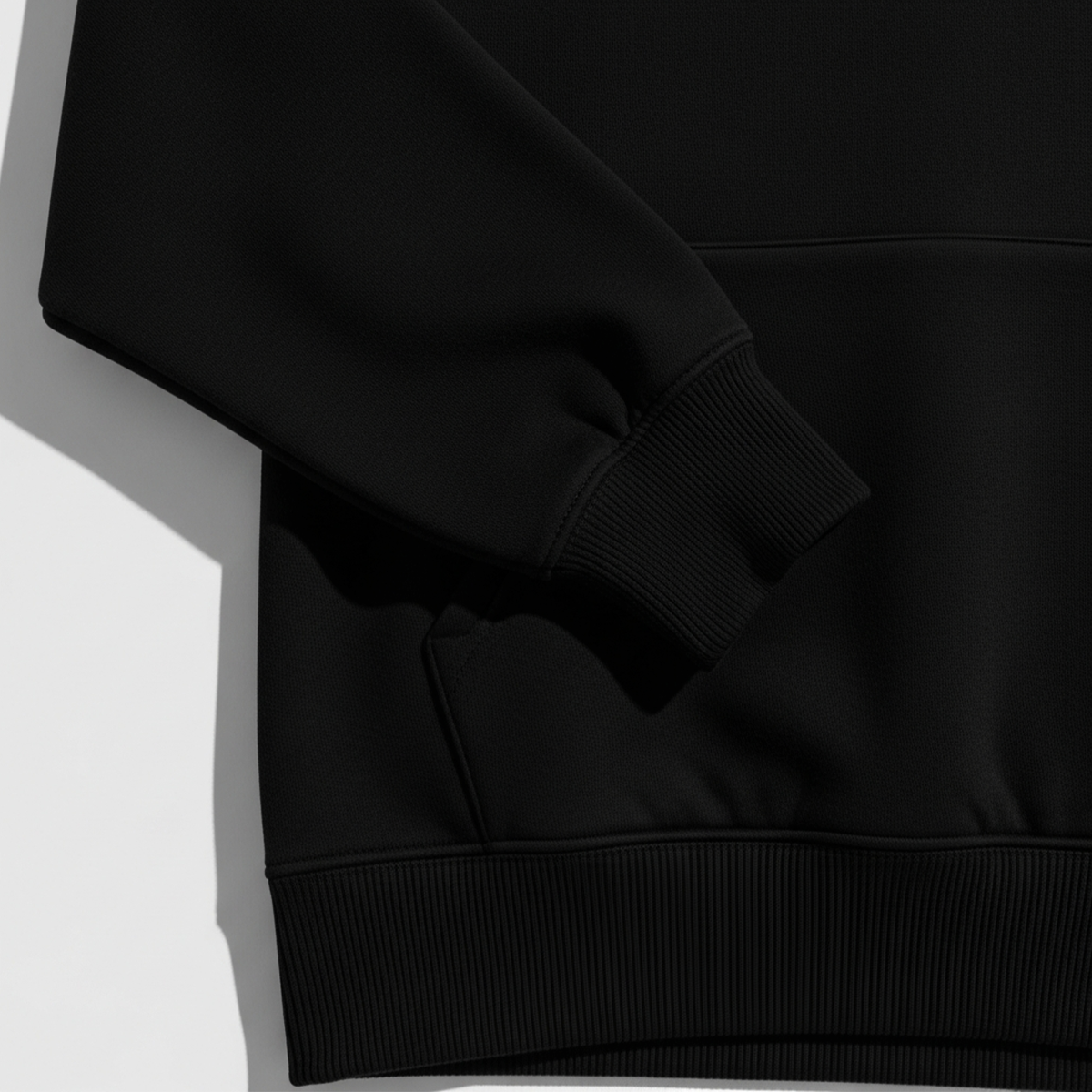 Ocean Heart Black Hoodie