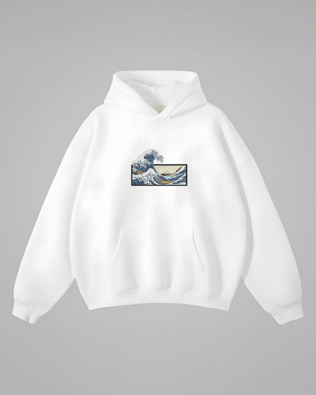 The Great Wave Of Kanagawa Oversized Hoodie