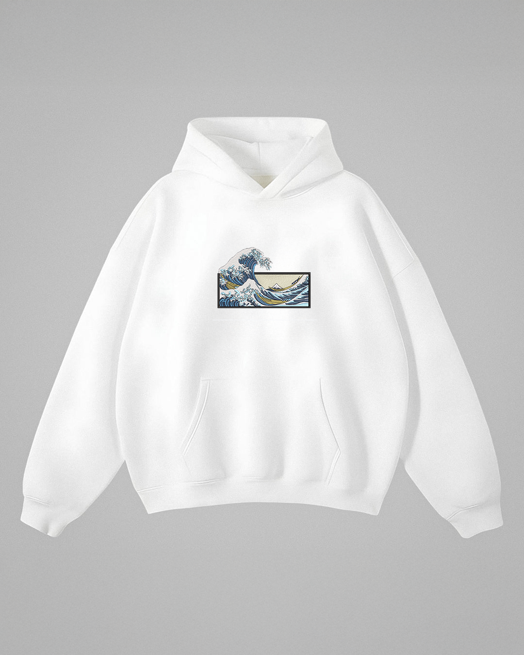 The Great Wave Of Kanagawa Oversized Hoodie