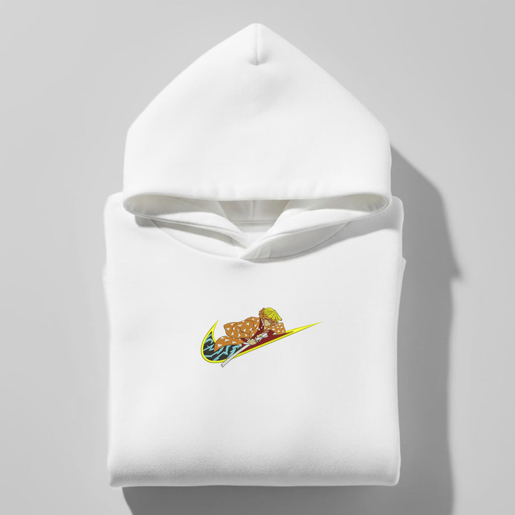 Zenitsu White Hoodie